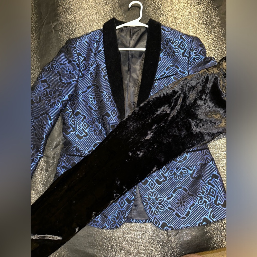 Blue and Black Formal suit “Statement”